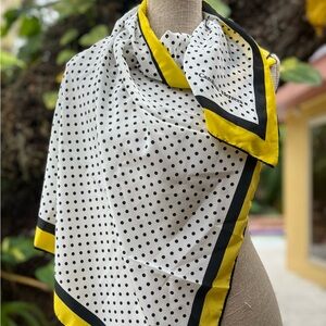 Square Carolina Herrera Scarf Polka Dots